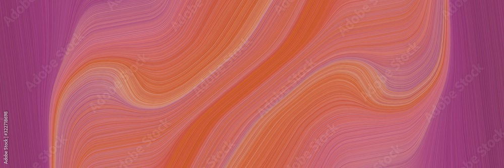 Poster modern header with indian red, dark moderate pink and coffee colors. fluid curved lines with dynamic
