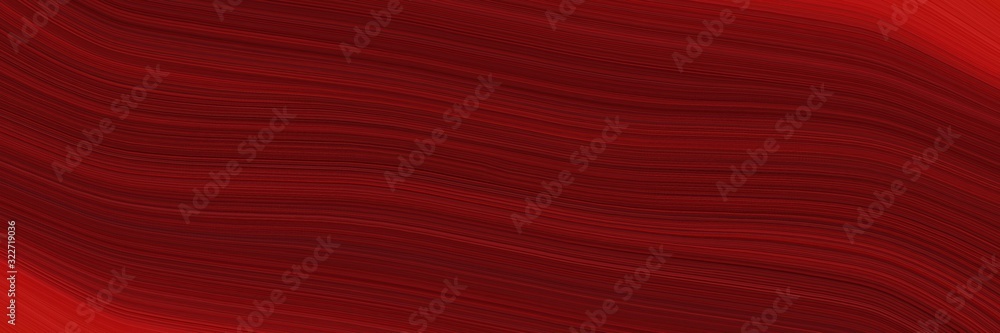 Aufkleber flowing banner with dark red, maroon and firebrick colors. fluid curved lines with dynamic flowing waves and curves