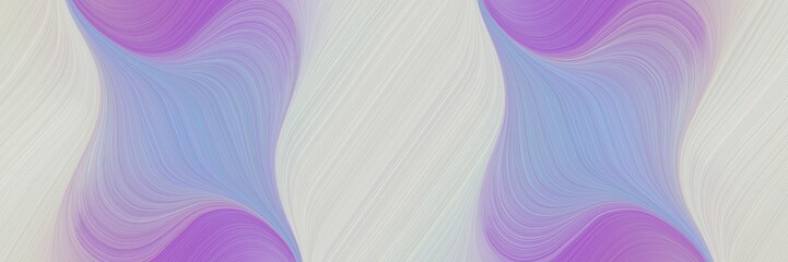 artistic header with light gray, medium purple and light pastel purple colors. fluid curved flowing waves and curves