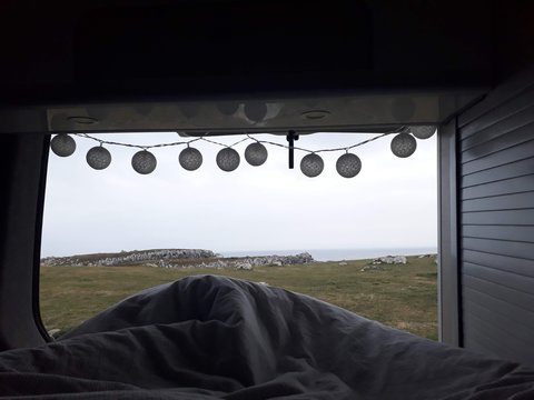 Vistas desde la furgo