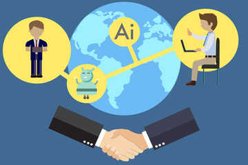 Business success by adopting of ai and robotic
