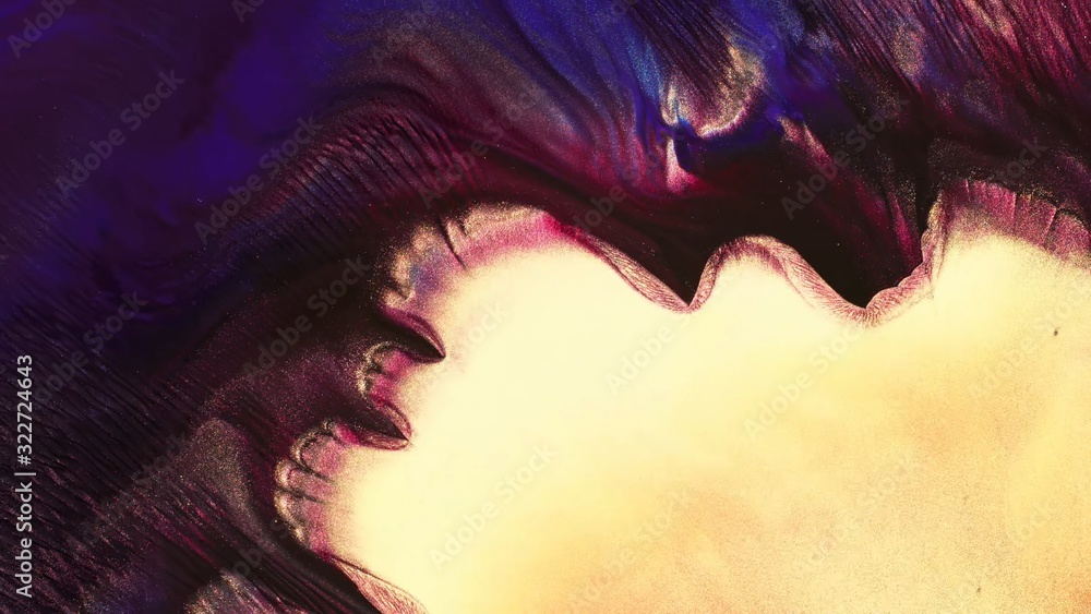 Poster abstract background color of flickering bright hues, beautifully interacting with each other in smoo