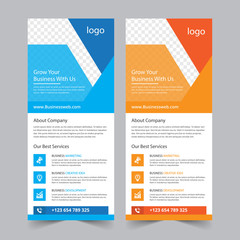 Obraz premium Corporate Roll Up Banner