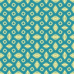 Seamless pattern in blue and beige colors.  for printing on fabri  and paper.  illustration.