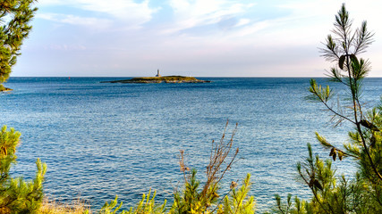 Kap Kamenjak befindet sich in der Nähe von Pula und Medulin.Naturschutzgebiet