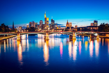 Obraz premium The Frankfurt City