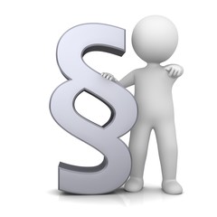 legal assistance service paragraph sign symbol advocate lawyer icon silver 3d