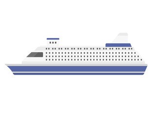クルーズ船のイラスト