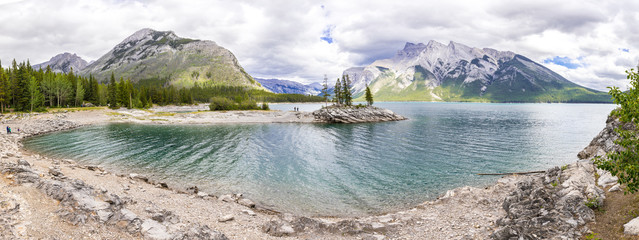 Panorama of Lake Minnewanka