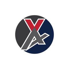 Obraz premium X Letter Logo Template vector icon