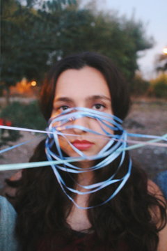 Tangled in ribbons 