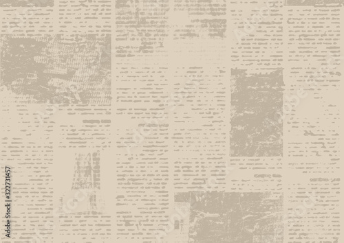 Fototapete Old Vintage Grunge Newspaper Paper Texture Background Fototapeten Olga