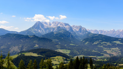 landscape in the mountains Werfenweng Austria