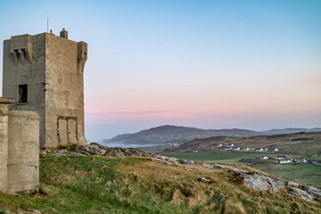 Rugged landscape at Malin Head in County Donegal - Ireland