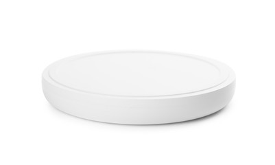Wireless charger isolated on white. Modern technology