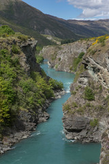 Fototapeta na wymiar Kawarau gorge South Island New Zealand Kawarau river