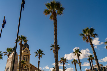 Glenelg, looking up and enjoying the blue sky