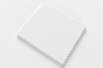 Blank compact disk isolated on white