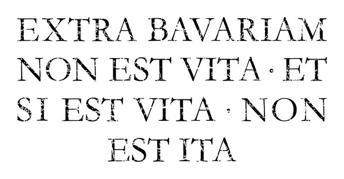 Extra Bavariam (Vintage Schwarz)
