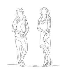  isolated, girl continuous line drawing, sketch