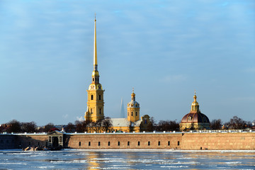 Fototapeta na wymiar Peter and Paul fortress, St Petersburg, Russia