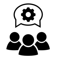 teamwork icon vector. development illustration sign. team symbol.