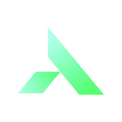 A Logo Monogram Initial Capital Letter Design Modern Template