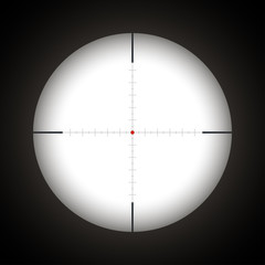 sniper scope with red dot