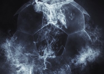 抽象的なサッカーボールのクローズアップ © k_yu