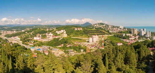 Mountain landscape panorama