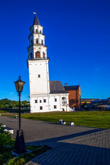Inclined tower of Demidov. Nevyansk. Sverdlovsk region. Russia