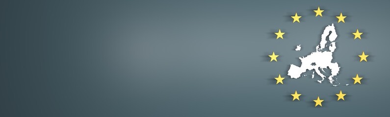 Banner from the European Union 2020 without England 