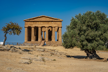 Fototapeta na wymiar Valley of the Temples in Agrigento