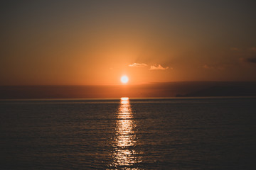 Islands of Greece sunset 