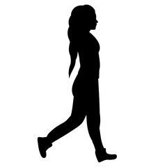 black silhouette of a child