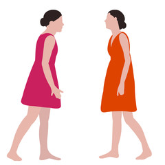 girl dancing, simple drawing, dance