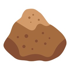 Cocoa chocolate icon. Isometric of cocoa chocolate vector icon for web design isolated on white background
