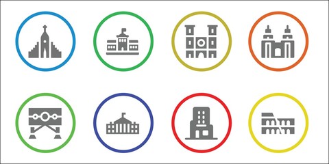 capital icon set