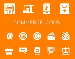 commerce icon set