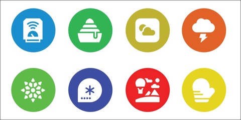 snowflake icon set