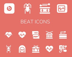 beat icon set