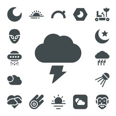 moon icon set