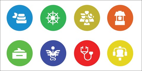 wellness icon set