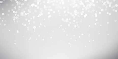 White Light Blur Bokeh Abstract Background.