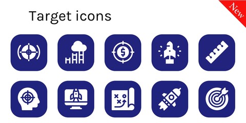target icon set