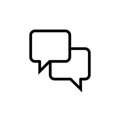 Naklejka premium chat bubble