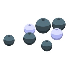 Fresh berry icon. Isometric of fresh berry vector icon for web design isolated on white background