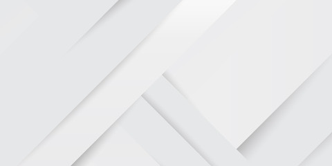 Grey white abstract background paper shine and layer element vector for presentation design. Suit for business, corporate, institution, party, festive, seminar, and talks.