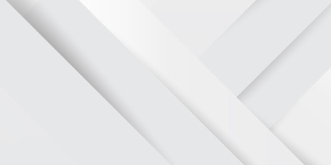 Grey white abstract background paper shine and layer element vector for presentation design. Suit for business, corporate, institution, party, festive, seminar, and talks.