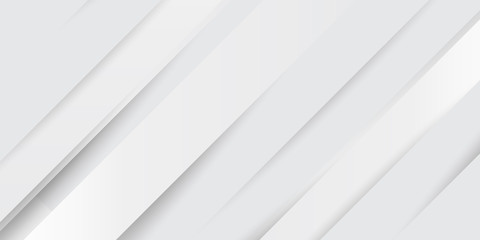 Obraz premium White Grey Line Cut Paper Abstract Background. layer element vector for presentation design. Suit for business, corporate, institution, party, festive, seminar, and talks.